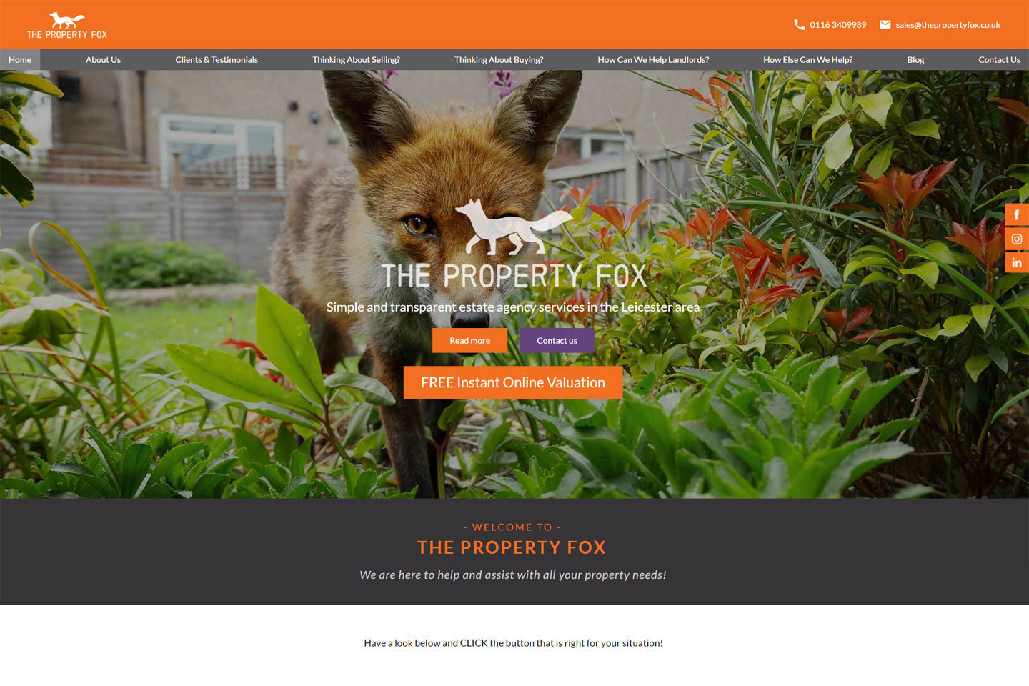 A Max website design by it'seeze Leicester
