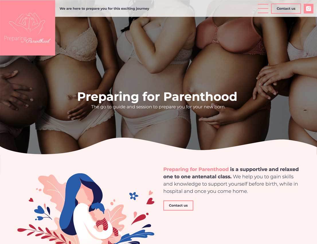 Preparing for Parenthood website