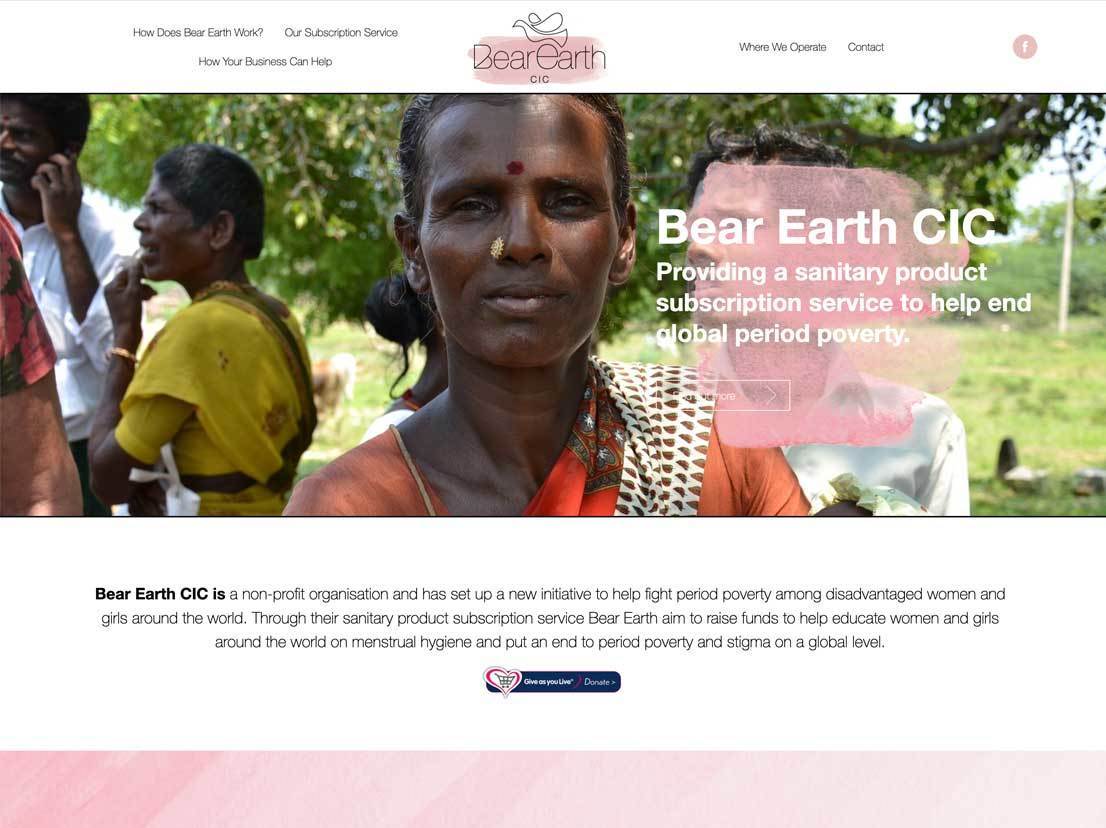 Bear Earth CIC | it'seeze Leicester Website Design